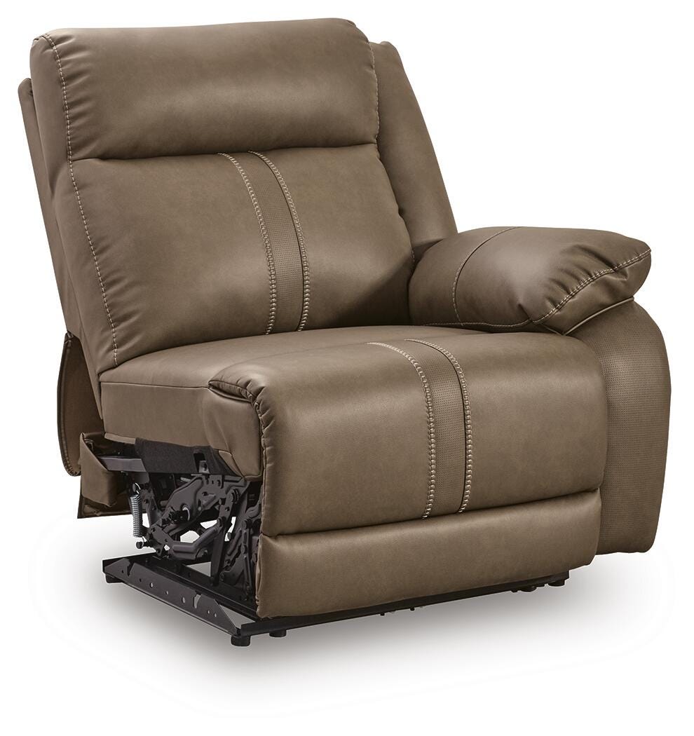 Max-Momentum 5-Piece Power Reclining Sectional in Biscotti