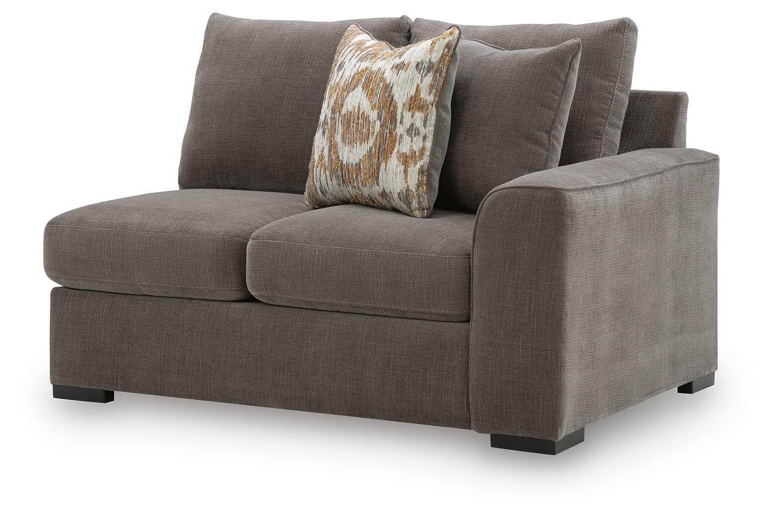 Larson Levee 3-Piece Sectional with LAF Chaise in Espresso