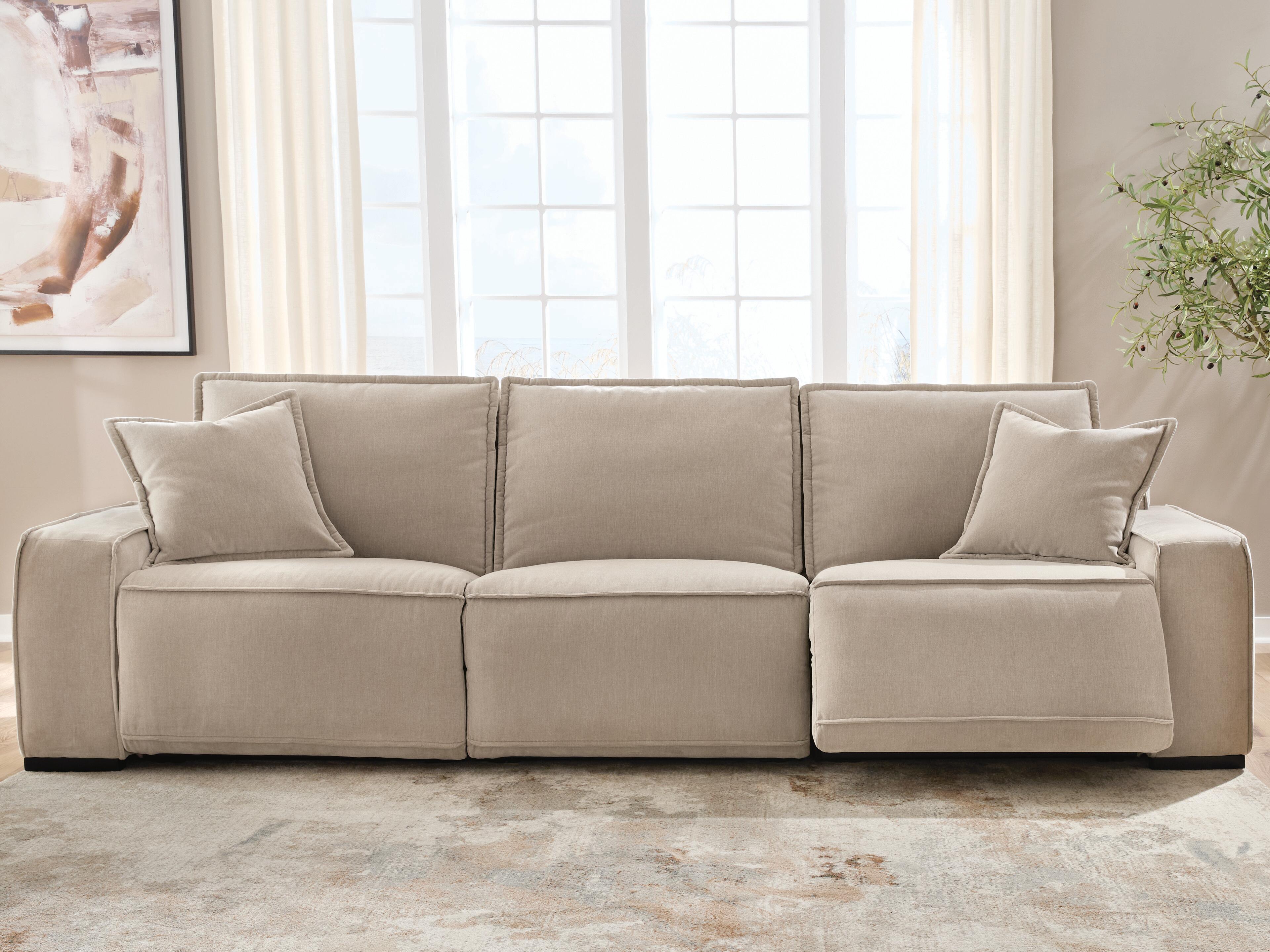 Carceri 3-Piece Power Sectional Reclining Sofa in Cashmere