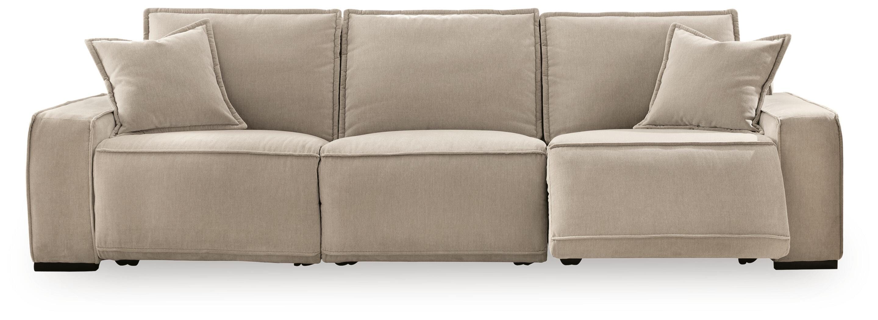 Carceri 3-Piece Power Sectional Reclining Sofa in Cashmere