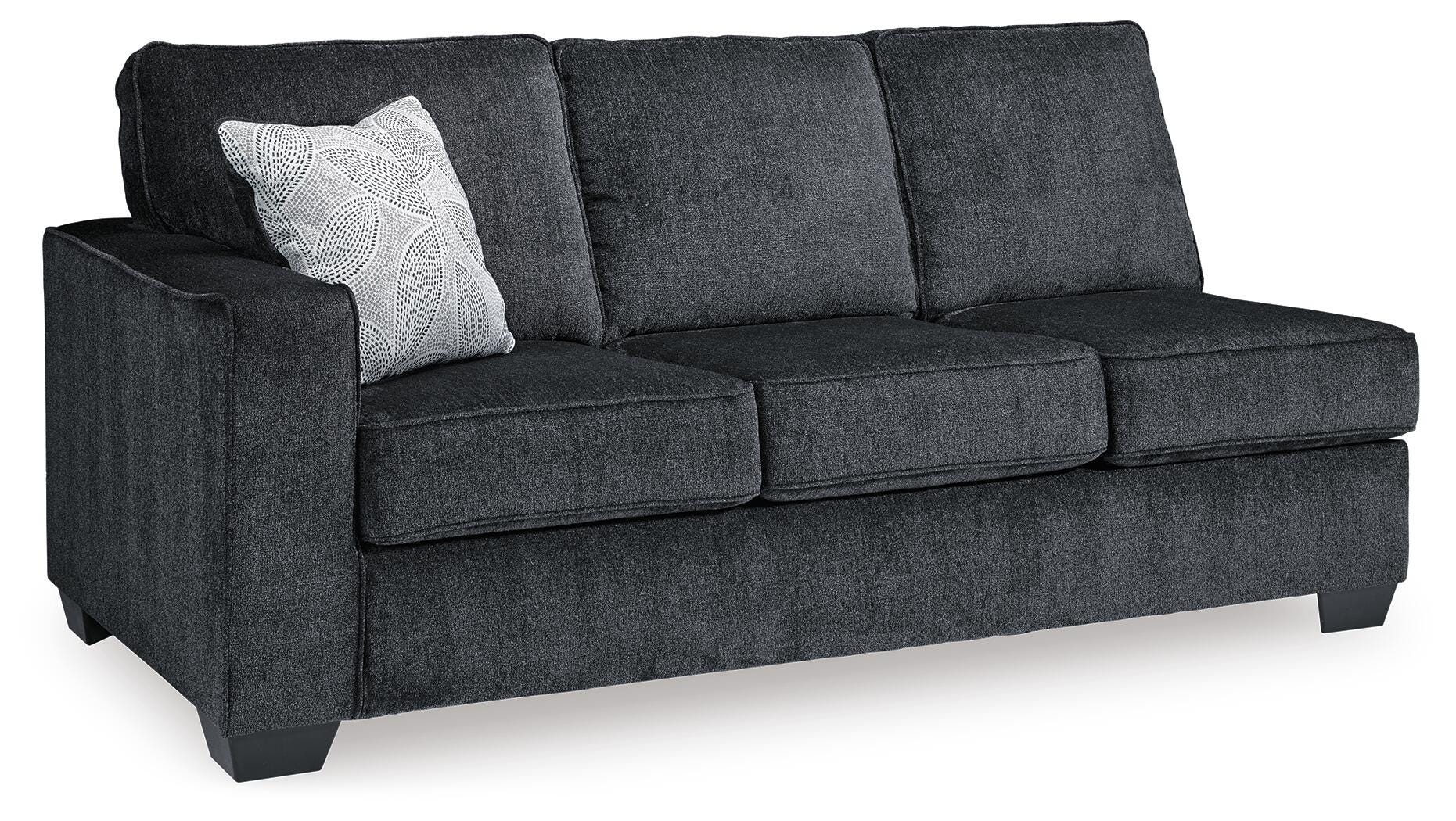 Altari 2-Piece Sleeper Sectional and Ottoman in Slate