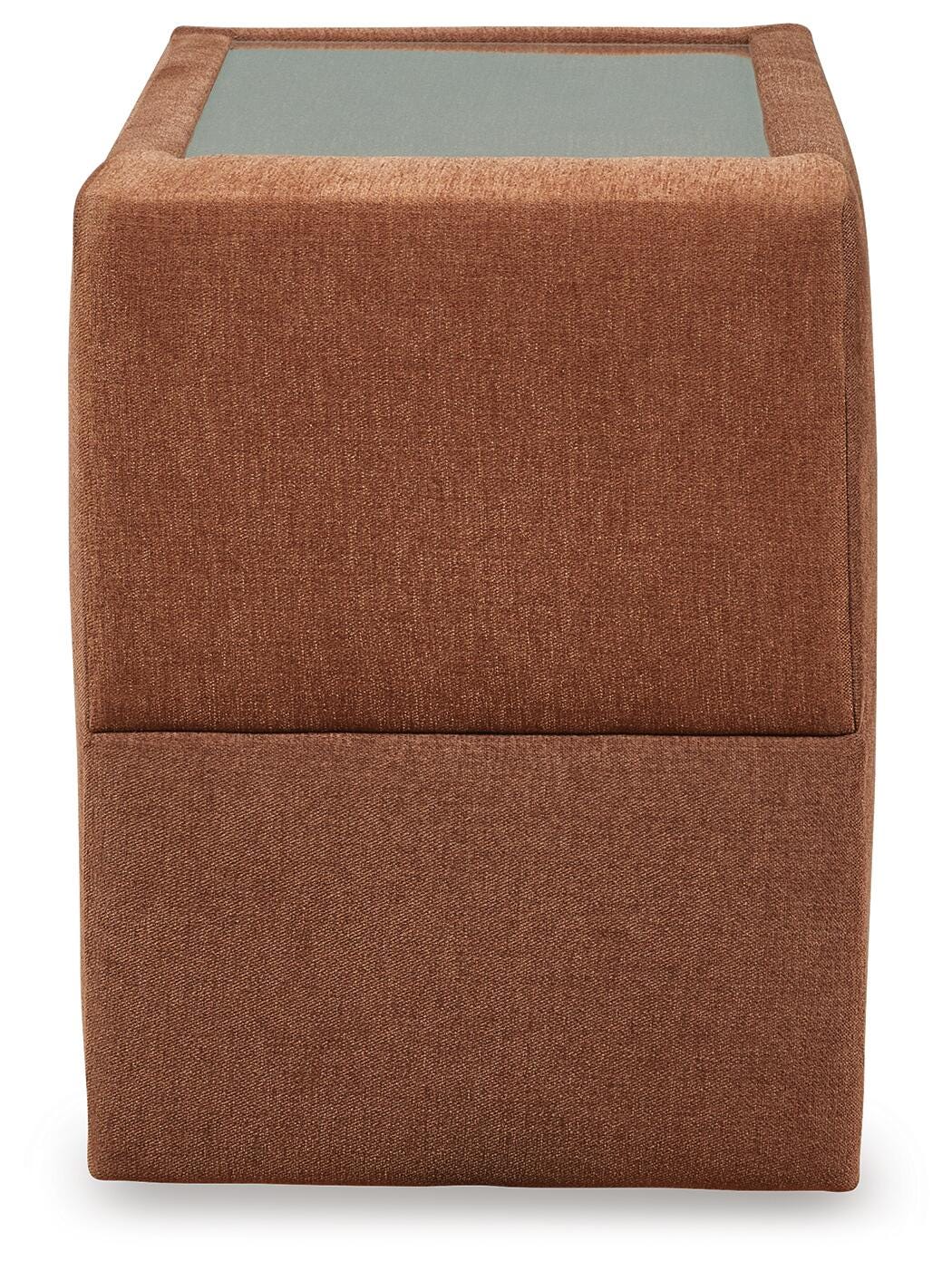Modmax 3-Piece Sectional w/ Storage Console in Spice Performance Fabric and Next-Gen Nuvella