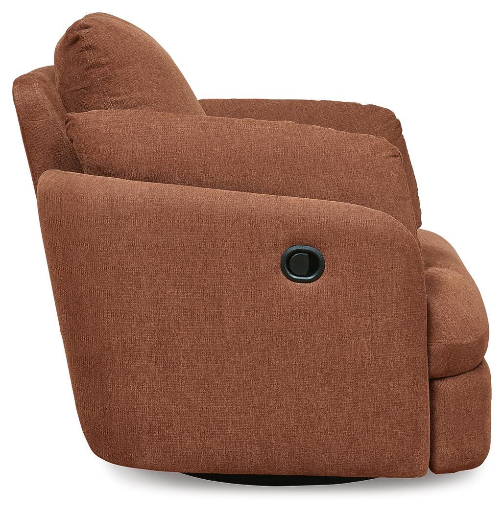 Modmax 5-Piece Sectional and Swivel Glider Recliner in Spice
