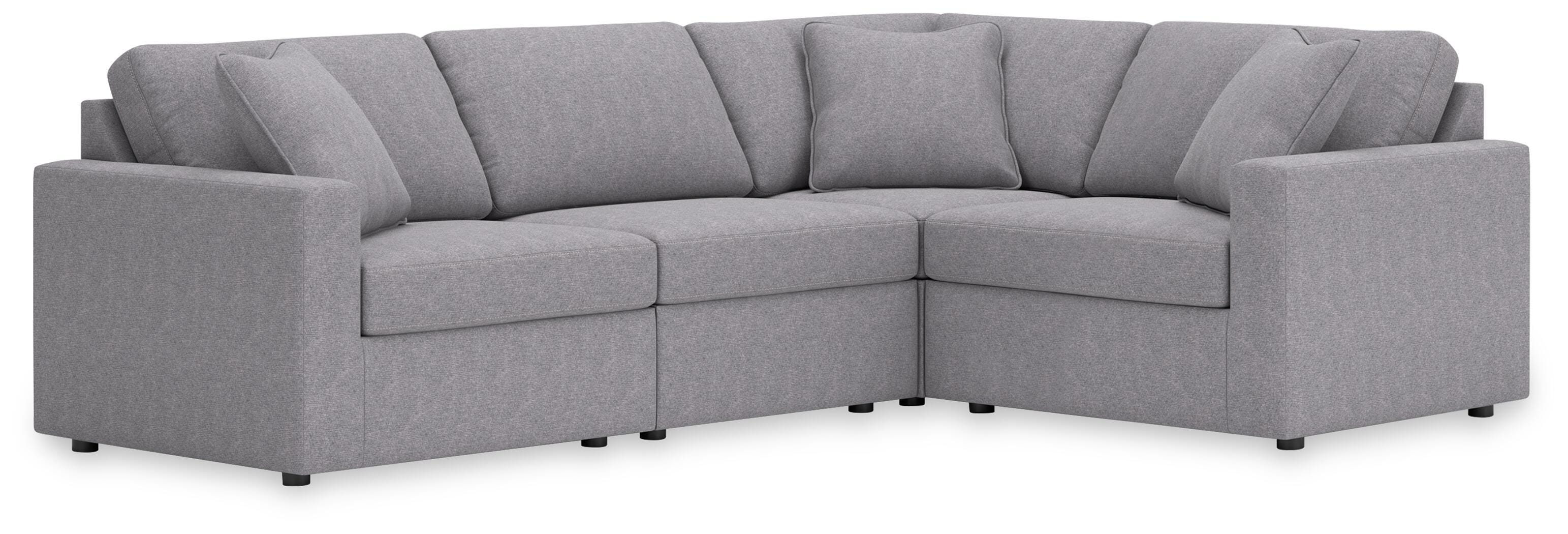 Modmax 4-Piece Sectional Sofa in Granite