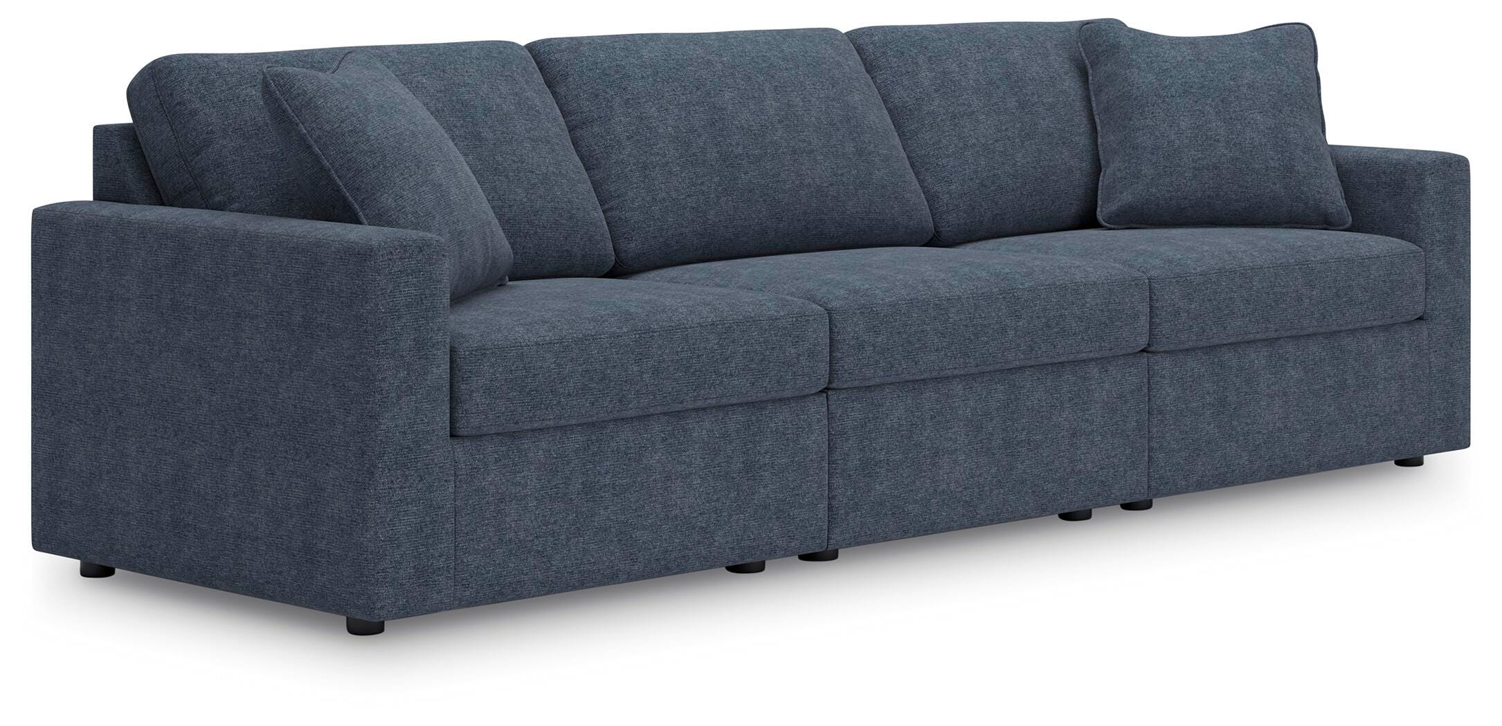 Modmax 3-Piece Sectional Sofa and 2-Piece Sectional Loveseat in Ink
