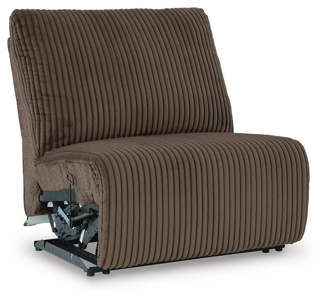 Top Tier 4-Piece Reclining Sectional with LAF Chaise in Chocolate Velvet
