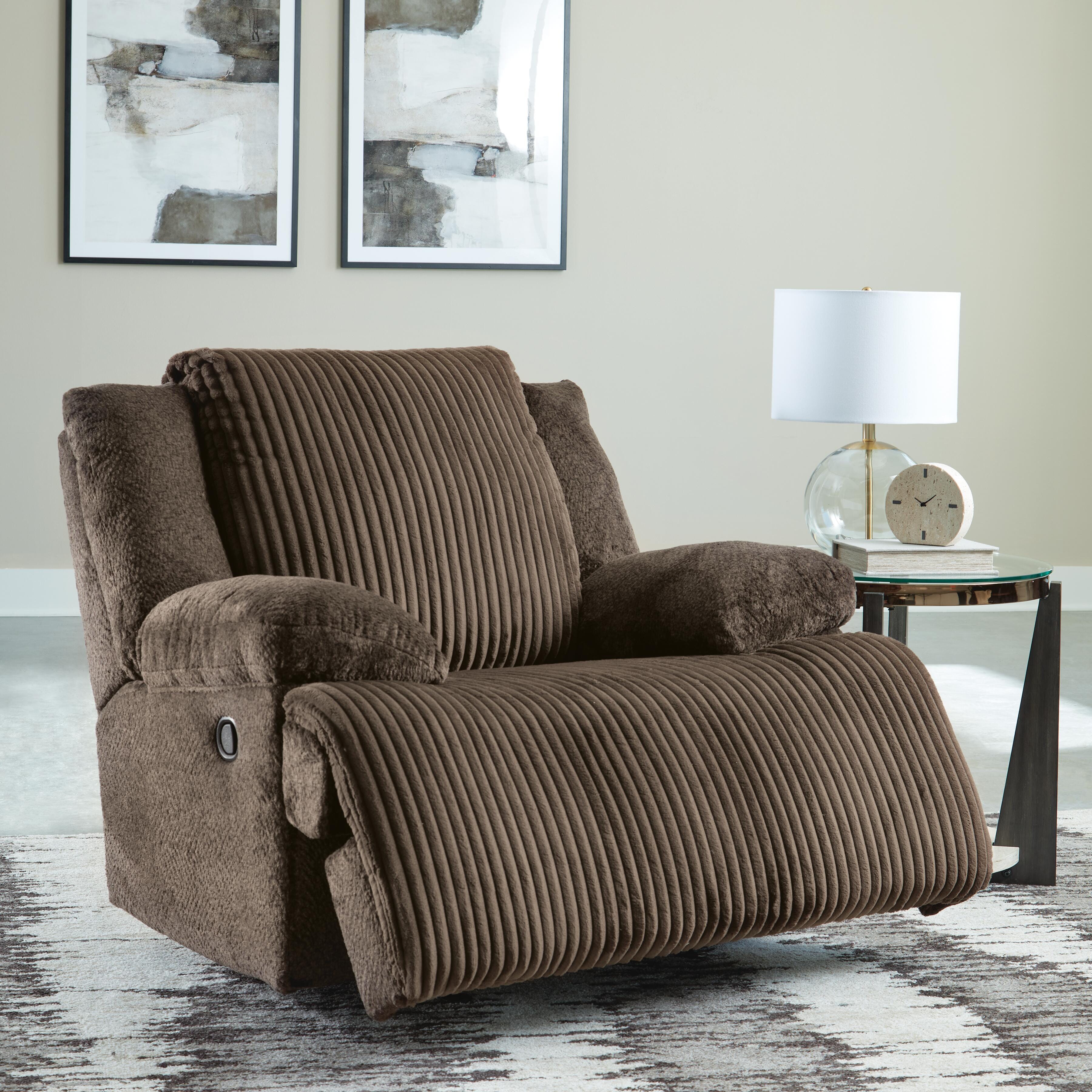 Top Tier Rocker Recliner in Chocolate Velvet