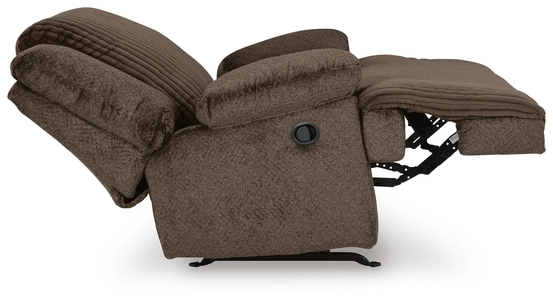 Top Tier 3-Piece Sectional and Recliner in Chocolate