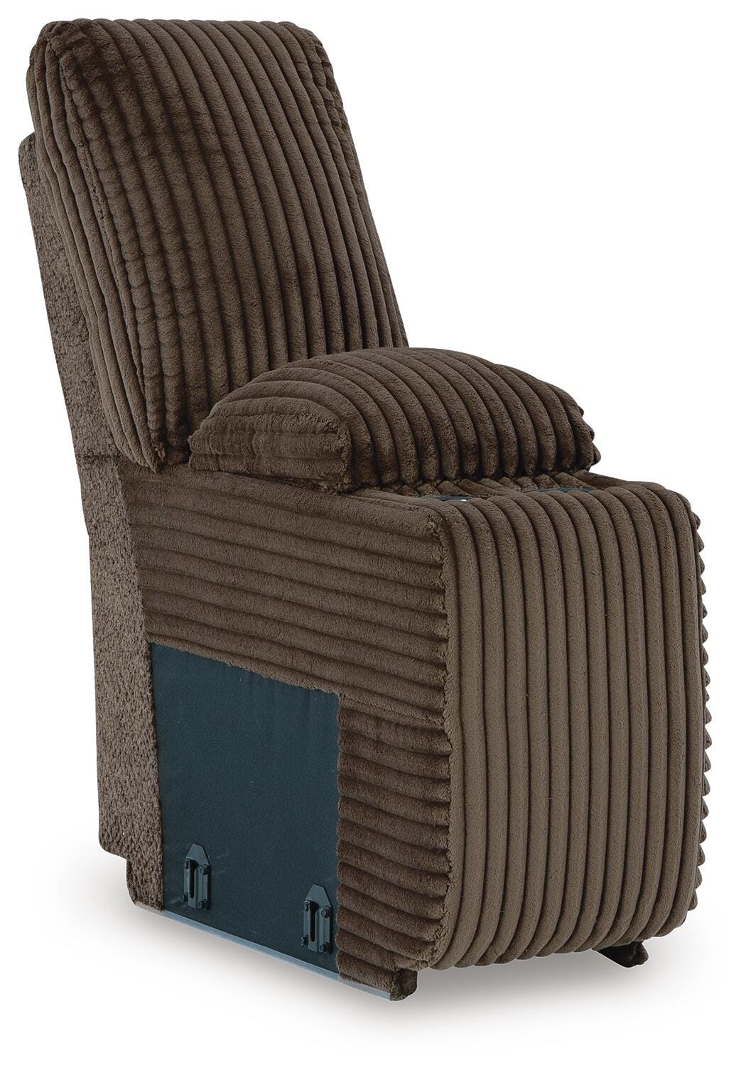 Top Tier 6-Piece Reclining Sectional with Chaise in Chocolate Velvet