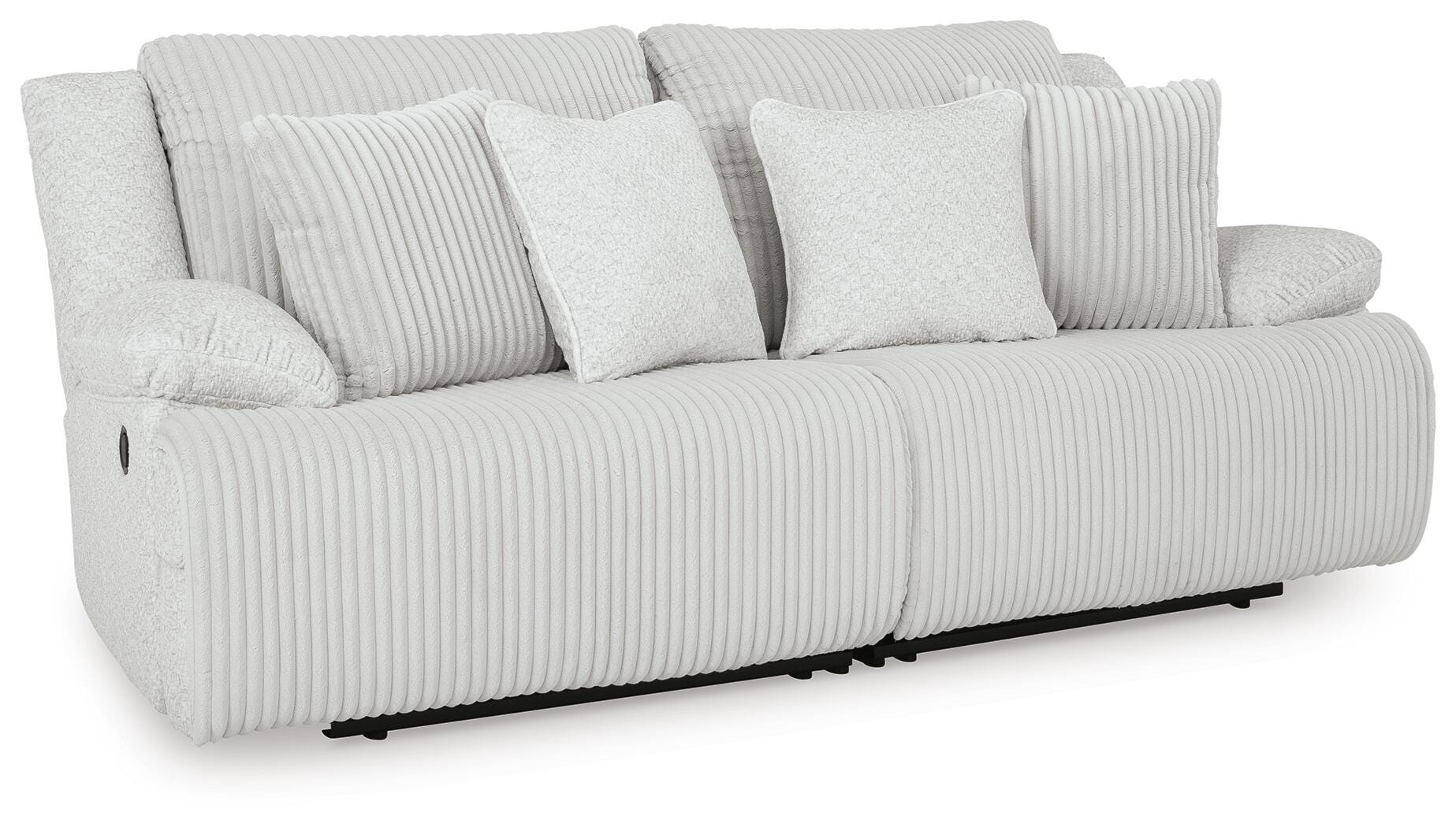 Top Tier 2-Piece Reclining Sectional Loveseat in Alloy Velvet