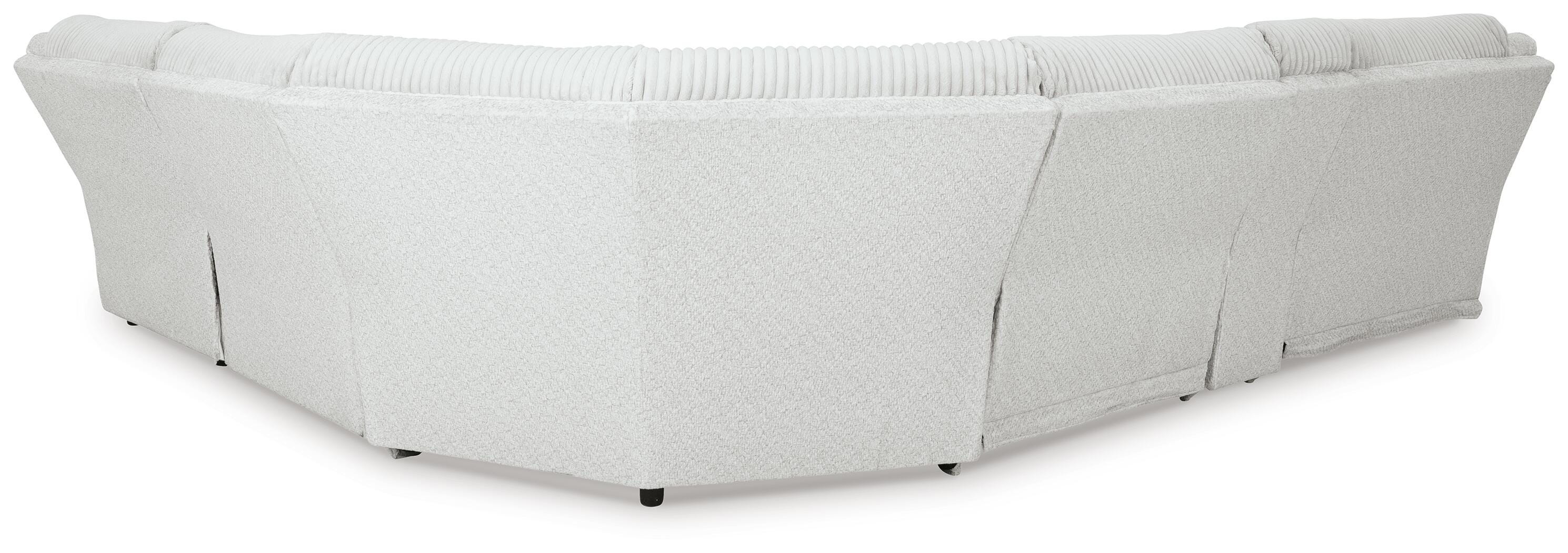 Top Tier 6-Piece Reclining Sectional with Chaise in Alloy Velvet
