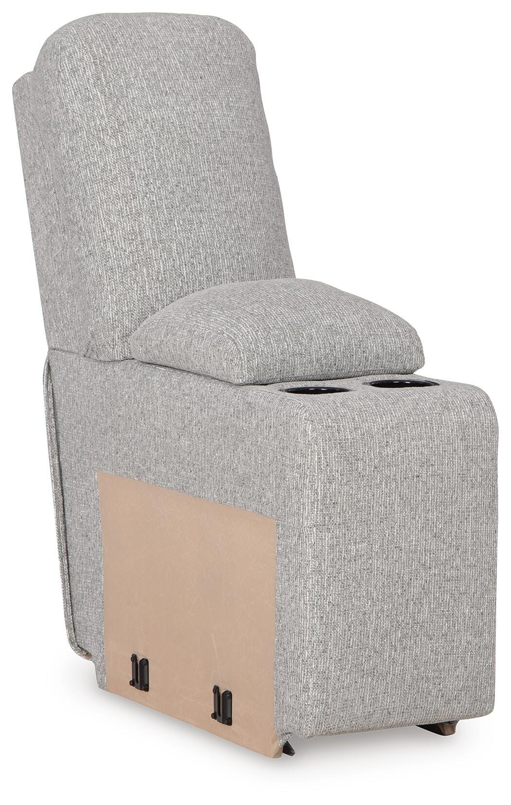 Acklen Place 3-Piece Sectional in Pewter