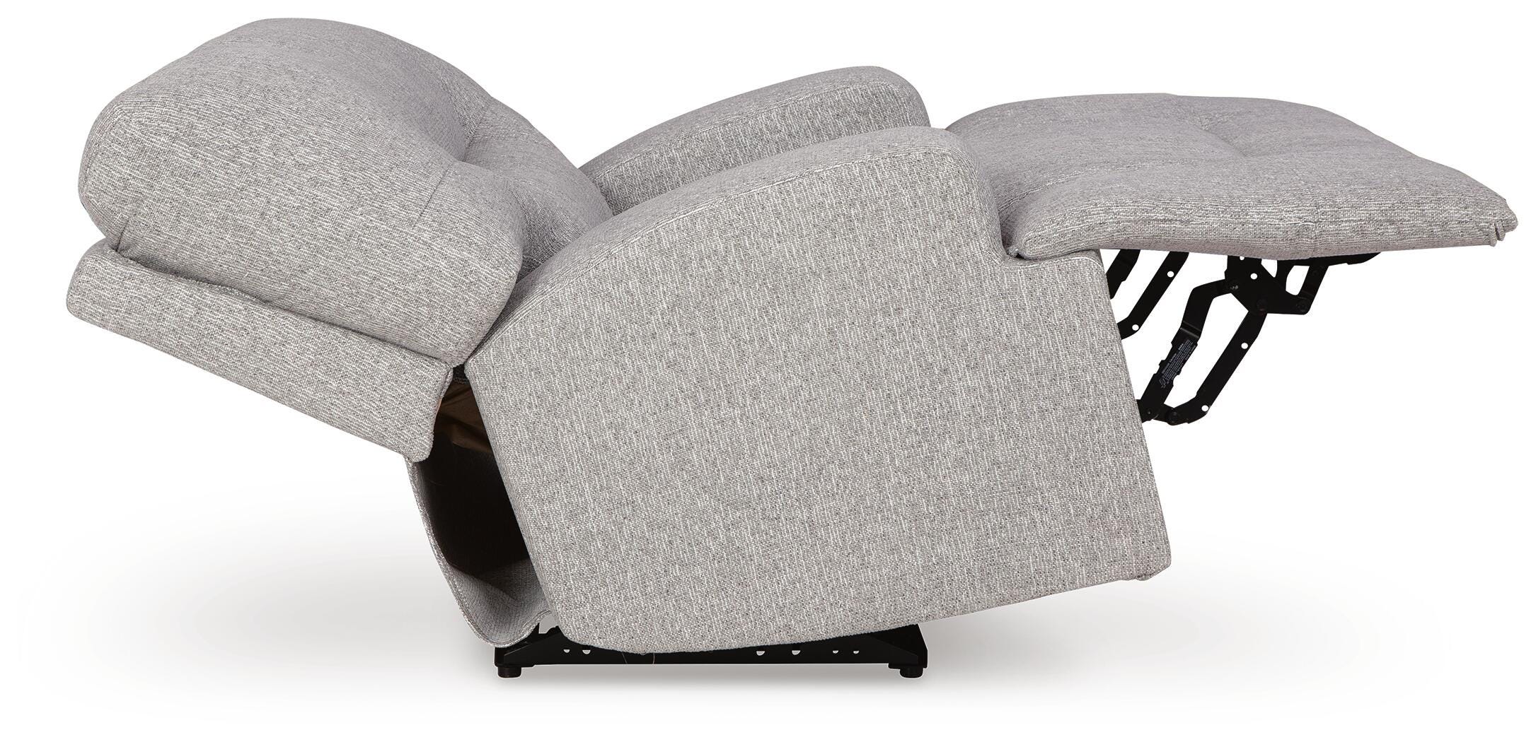 Acklen Place 6-Piece Power Reclining Sectional and Power Recliner in Pewter