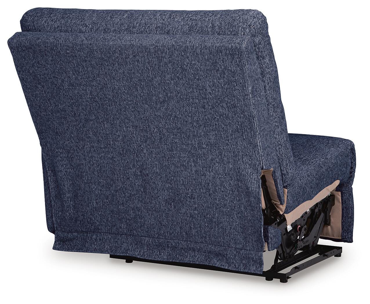 Acklen Place 2-Piece Sectional and Oversized Recliner in Navy