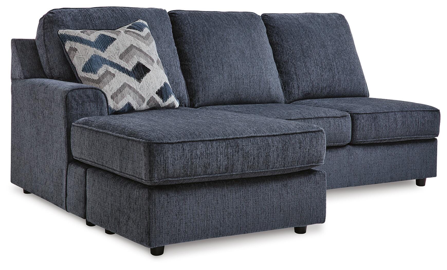 Albar Place 2-Piece LAF Sectional in Cobalt Chenille