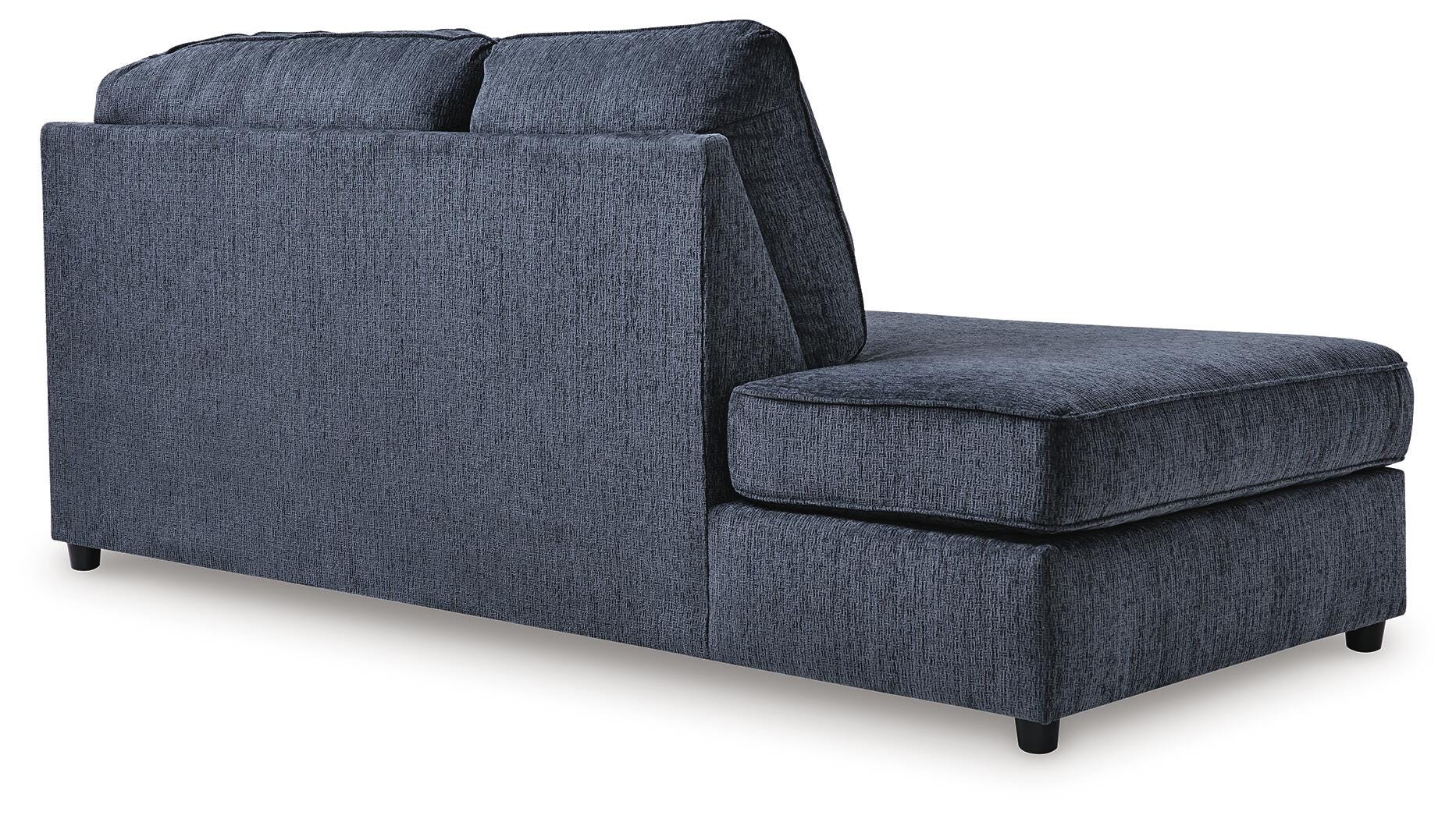 Albar Place 2-Piece RAF Sectional in Cobalt Chenille