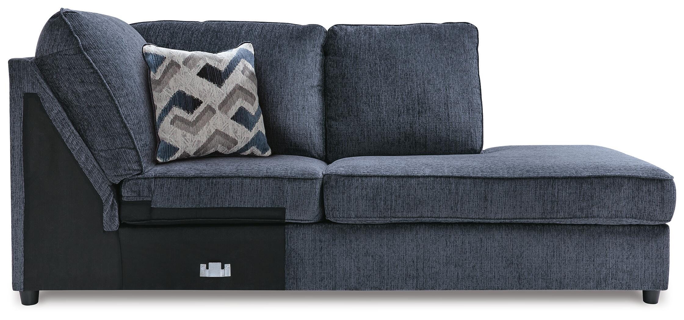 Albar Place 2-Piece LAF Sectional in Cobalt Chenille