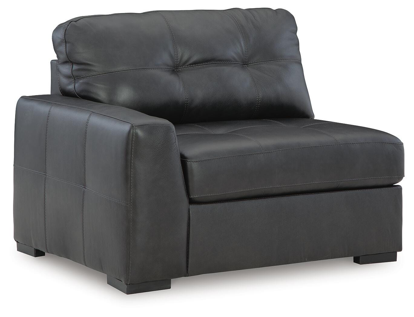Brindley Pier 5-Piece Sectional in Fog Leather