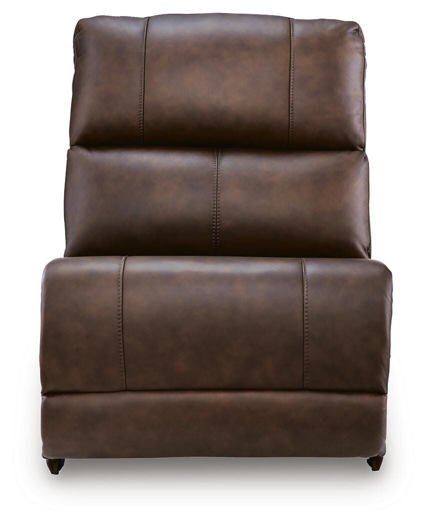 Bleckley 5-Piece Power Reclining Sectional in Espresso Leather