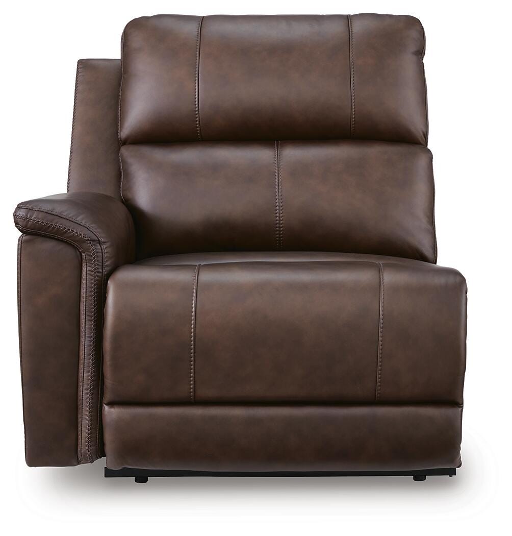 Bleckley 5-Piece Power Reclining Sectional in Espresso Leather