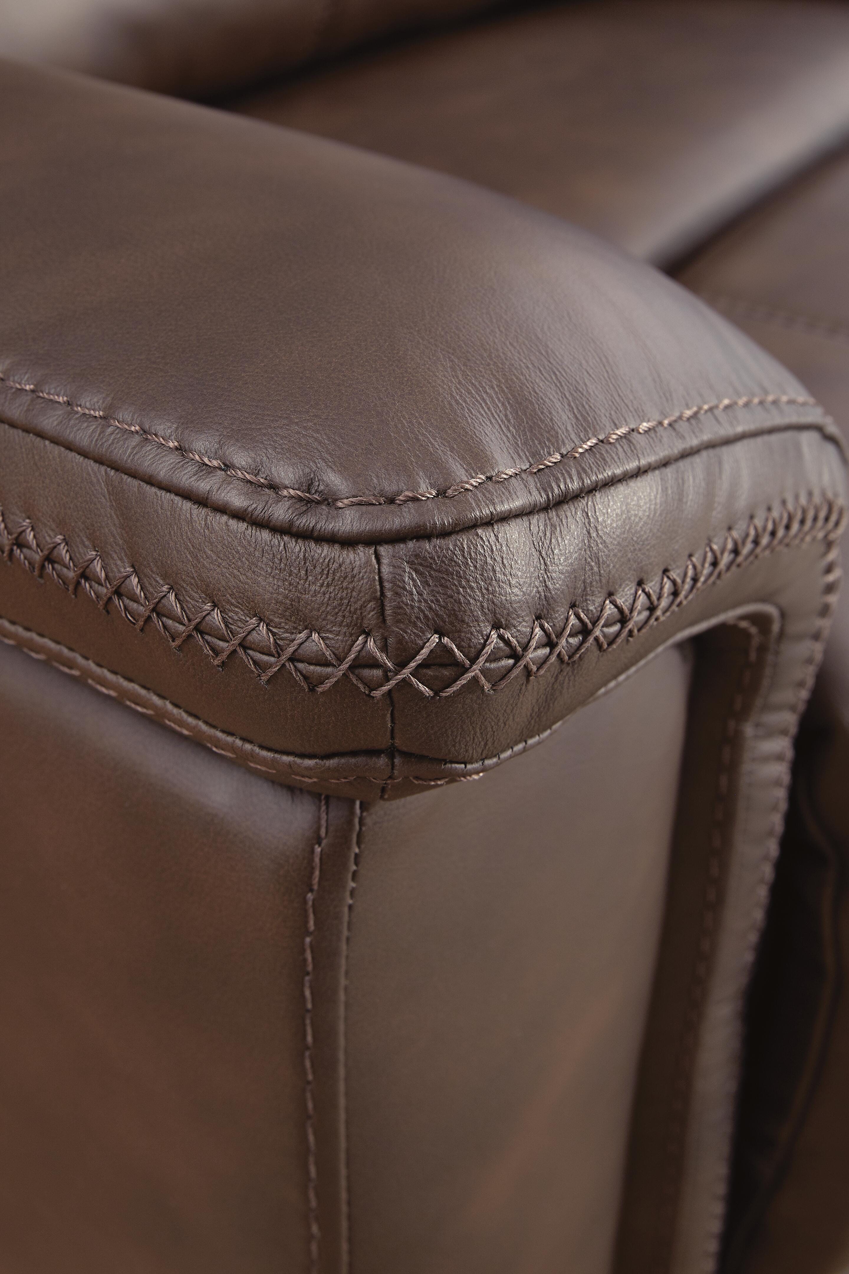 Bleckley 5-Piece Power Reclining Sectional in Espresso Leather