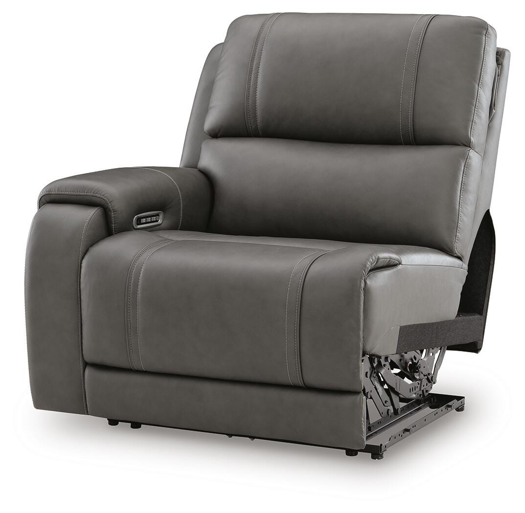 5Z - Pittson 3-Piece Power Sectional Reclining Sofa in Anchor Leather