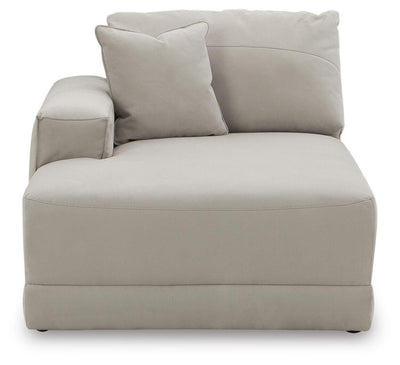 Next-Gen Gaucho 5-Piece LAF Chaise Sectional in Gray Microfiber
