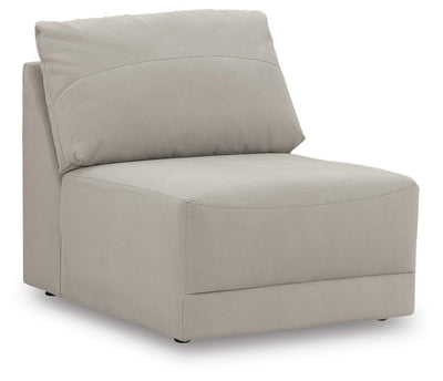 Next-Gen Gaucho 3-Piece LAF Chaise Sectional Sofa in Gray Microfiber