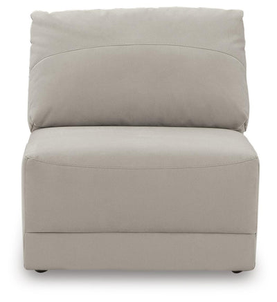 Next-Gen Gaucho 5-Piece RAF Chaise Sectional in Gray Microfiber