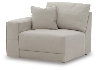 Next-Gen Gaucho 5-Piece RAF Chaise Sectional in Gray Microfiber