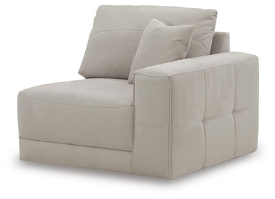 Next-Gen Gaucho 5-Piece LAF Chaise Sectional in Gray Microfiber