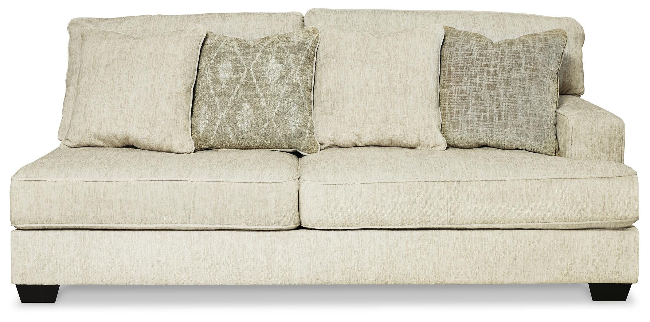 Rawcliffe 3-Piece Double Sectional in Parchment Chenille