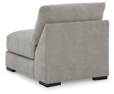 Aslan Court 6-Piece RAF Chaise Sectional in Flax Chenille