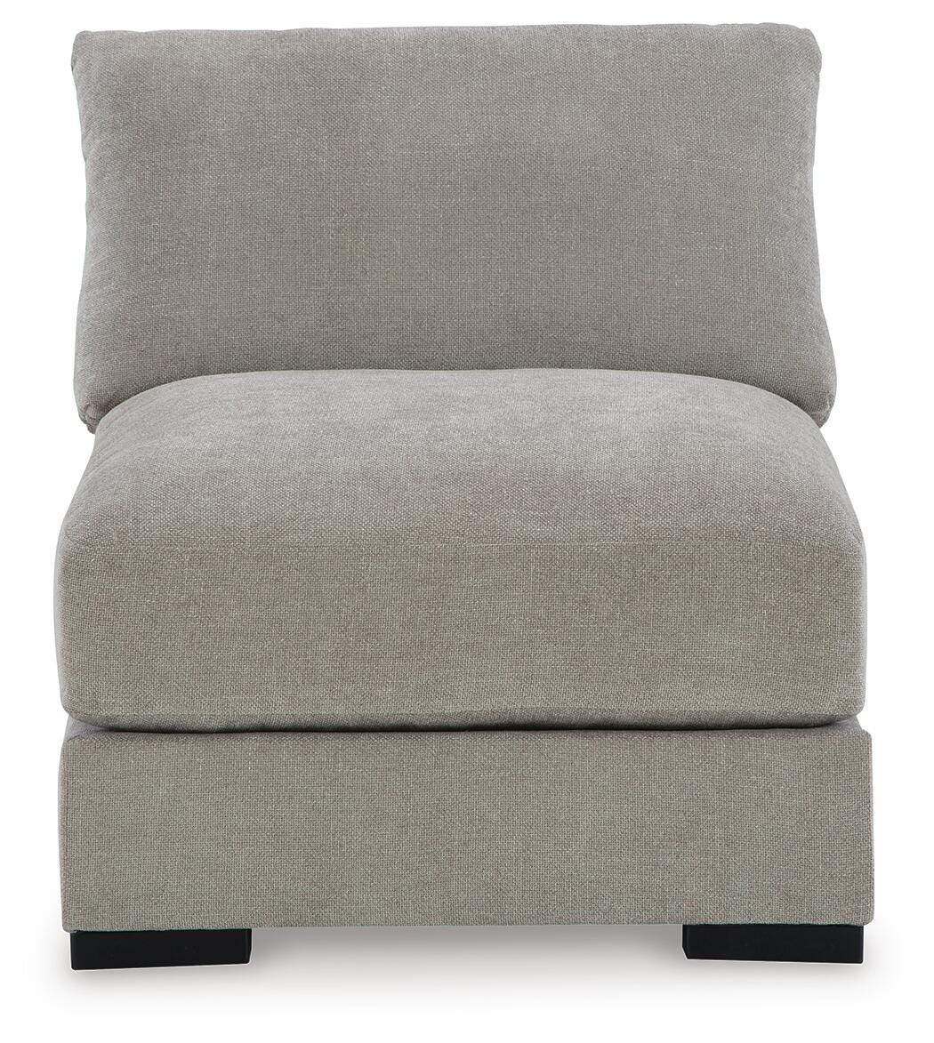 Aslan Court 5-Piece Sectional in Flax Chenille