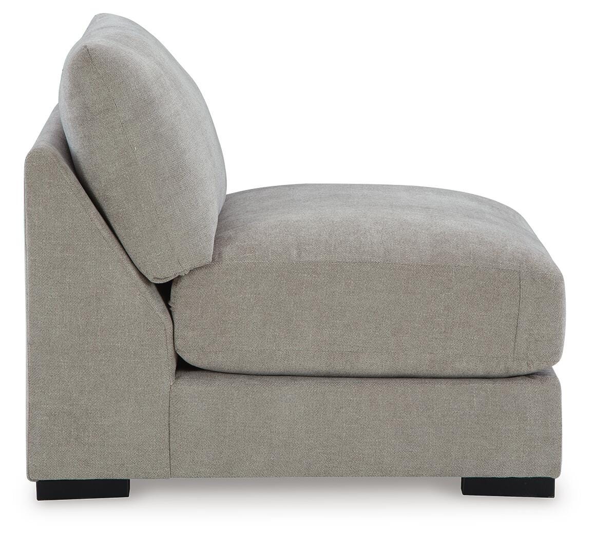 Aslan Court 3-Piece Sofa Sectional in Flax Chenille
