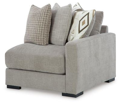Aslan Court 5-Piece Sectional in Flax Chenille