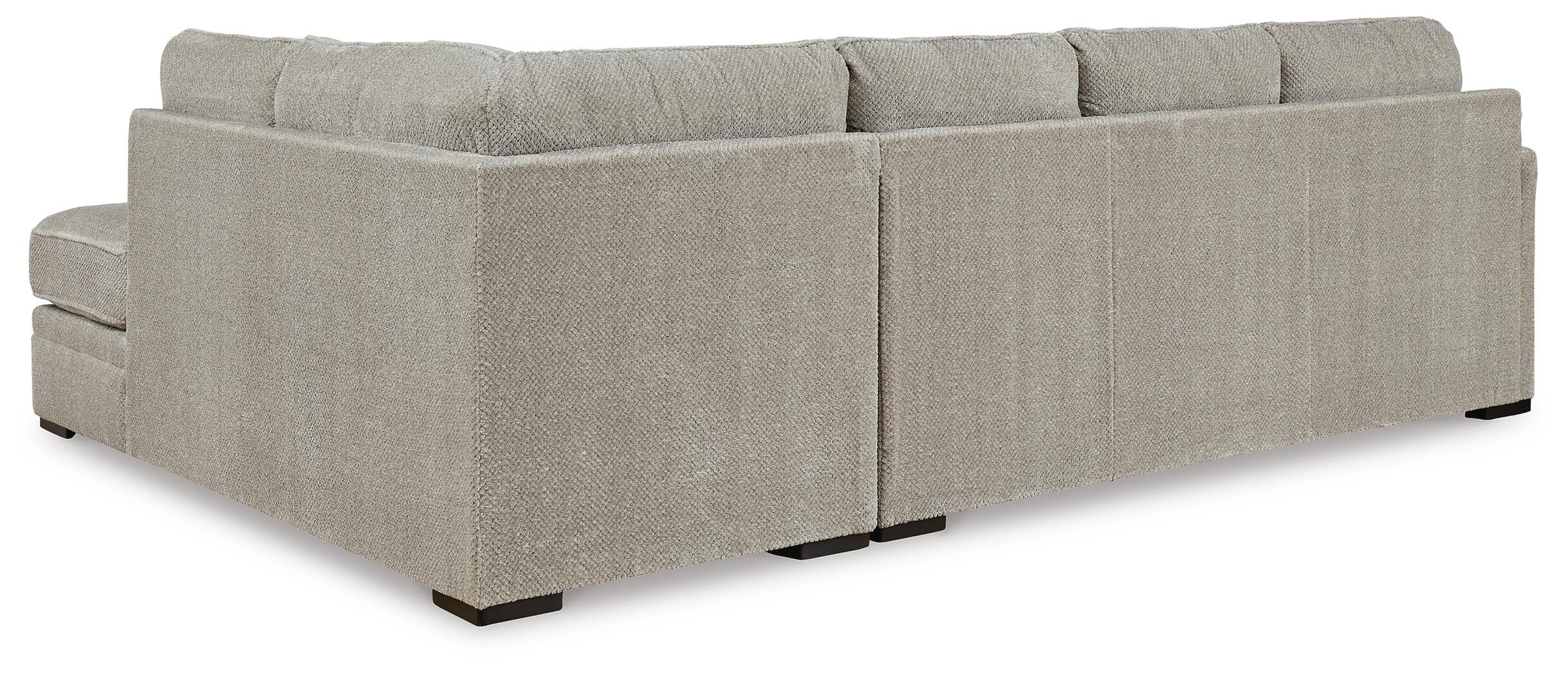 Calnita 2-Piece RAF Sectional in Sisal Velvet