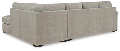 Calnita 2-Piece RAF Sectional in Sisal Velvet