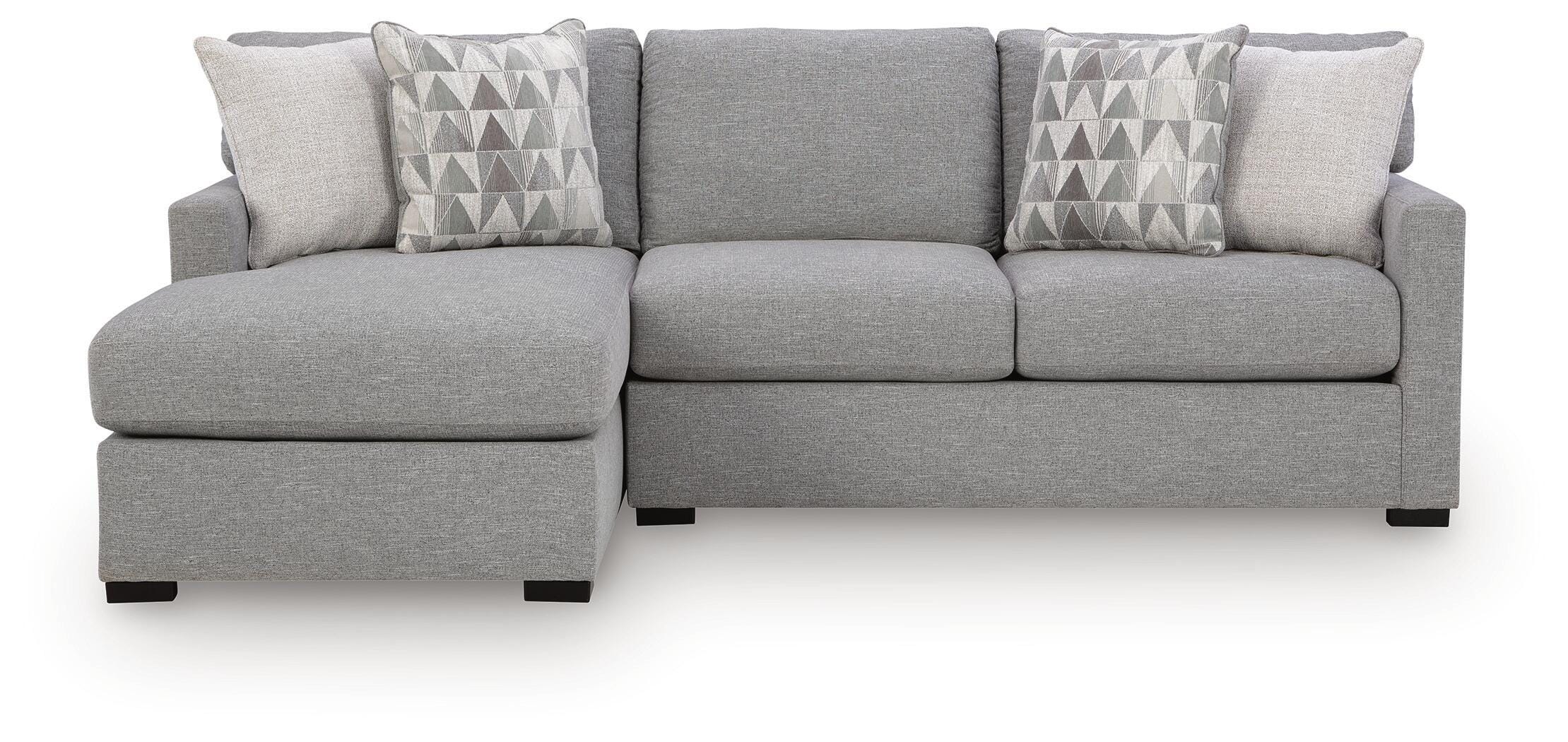 UrbanCrest 2-Piece Sectional with LAF Chaise in Pewter