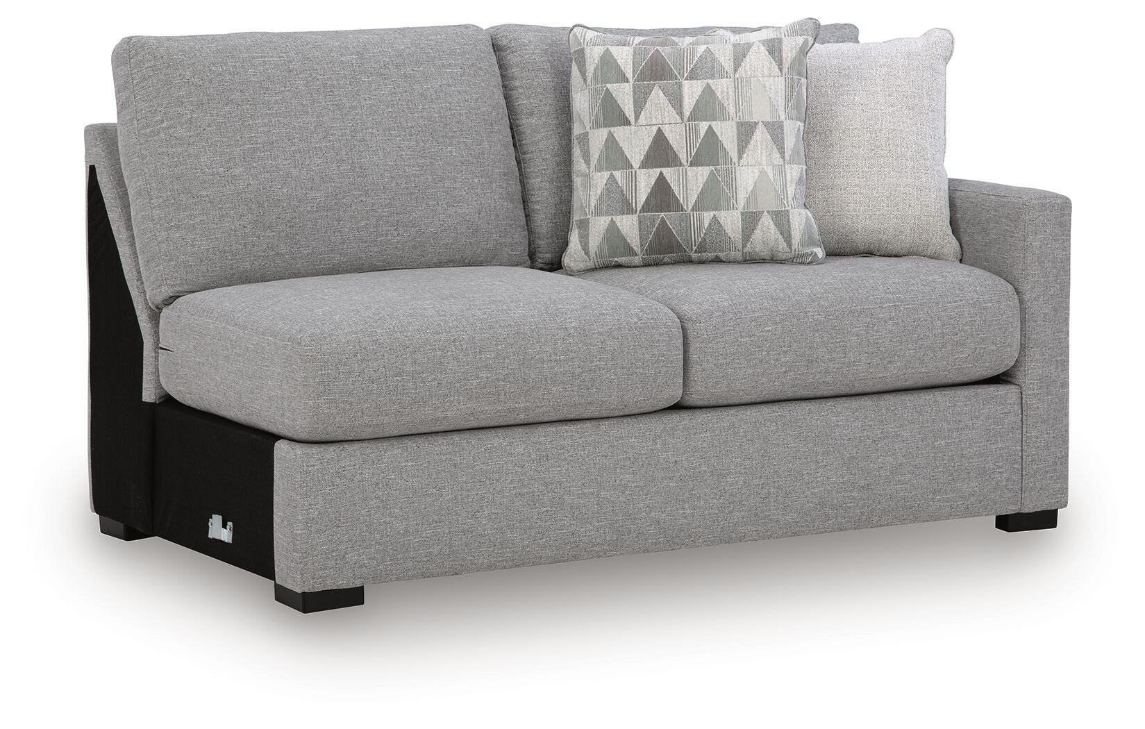 UrbanCrest 2-Piece Sectional with LAF Chaise in Pewter