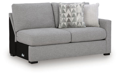 UrbanCrest 2-Piece Sectional with LAF Chaise in Pewter