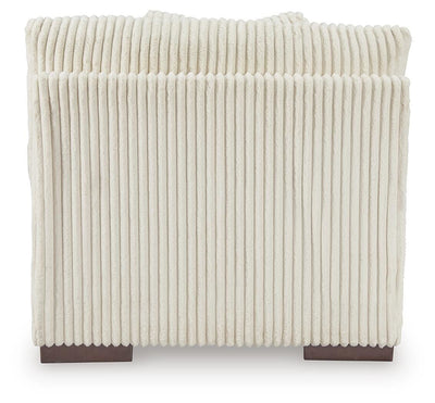 Lindyn 3-Piece Sectional Sofa in Ivory Velvet