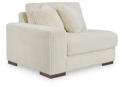 Lindyn 6-Piece Sectional with Chaise and Ottoman in Ivory