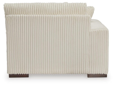 Lindyn 3-Piece Sectional Sofa in Ivory Velvet