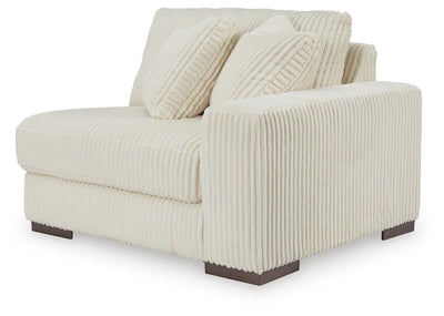 Lindyn 3-Piece Sectional Sofa in Ivory Velvet