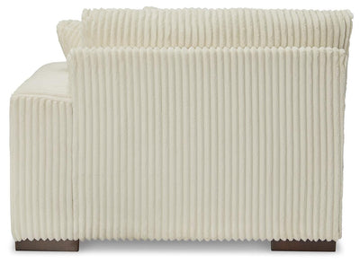 Lindyn 5-Piece LAF Chaise Sectional in Ivory Velvet