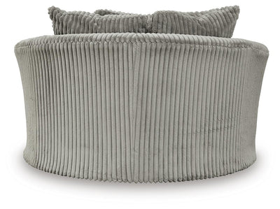 Lindyn 3-Piece Sectional and Chair in Fog