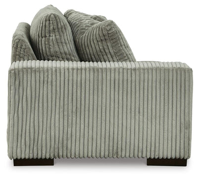 Lindyn 3-Piece Sectional and Chair in Fog
