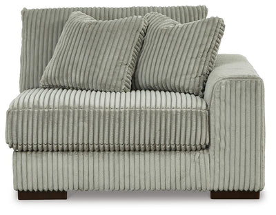 Lindyn 4-Piece Sectionals with Chair in Fog