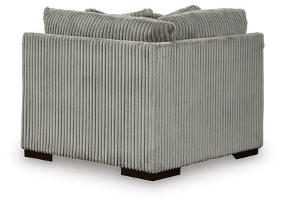 Lindyn 4-Piece Sectionals with Chair in Fog